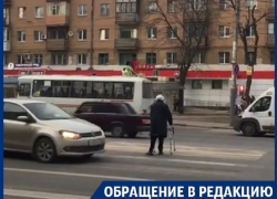 Переход дороги за гранью добра и зла сняли в Воронеже Переход дороги за гранью добра и зла сняли в Воронеже