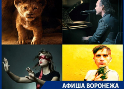 Куда сходить в Воронеже: «Король Лев», Stephen Paul Taylor, музыка в темноте и Джанго Куда сходить в Воронеже: «Король Лев», Stephen Paul Taylor, музыка в темноте и Джанго