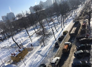 Воронежцы начали свой день в 9-балльных пробках Воронежцы начали свой день в 9-балльных пробках