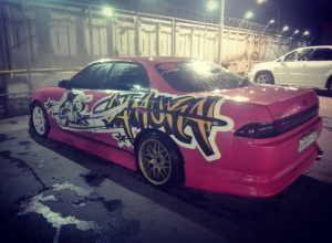 В Воронеже сфотографировали Toyota с потрясающей аэрографией из NFS В Воронеже сфотографировали Toyota с потрясающей аэрографией из NFS