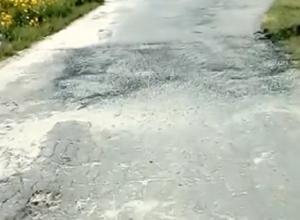 Издевательский ремонт дороги сняли на видео в Воронеже Издевательский ремонт дороги сняли на видео в Воронеже