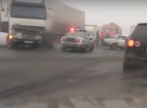 Последствия массового ДТП под Воронежем попали на видео Последствия массового ДТП под Воронежем попали на видео