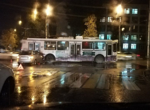 Воронежцев удивило ДТП с «троллем» Воронежцев удивило ДТП с «троллем»