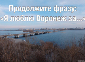 Воронежцы рассказали, за что любят столицу Черноземья Воронежцы рассказали, за что любят столицу Черноземья