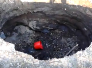 Воронежский провал сняли на видео Воронежский провал сняли на видео