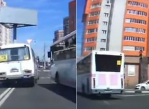 Два нарушения за две минуты: очередной маршруточный беспредел в Воронеже попал на видео Два нарушения за две минуты: очередной маршруточный беспредел в Воронеже попал на видео