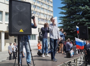 Митинг молодёжи Навального в Воронеже исполнен «по-гордеевски» Митинг молодёжи Навального в Воронеже исполнен «по-гордеевски»