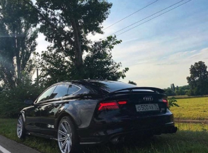 На обочине в Воронеже нашли мощный Audi S7 На обочине в Воронеже нашли мощный Audi S7