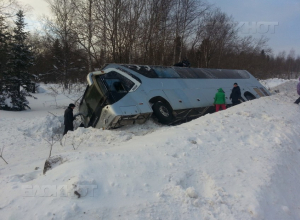 Полицейские сообщили подробности ДТП с автобусом на воронежской трассе Полицейские сообщили подробности ДТП с автобусом на воронежской трассе