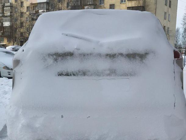Воронежцы не смогли угадать по фото марку машины, зарытой в снегу Воронежцы не смогли угадать по фото марку машины, зарытой в снегу