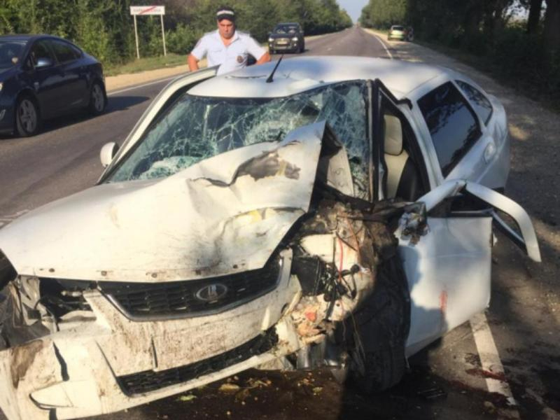 Водитель Lada Priora погиб, догнав Ford Kuga на воронежской дороге Водитель Lada Priora погиб, догнав Ford Kuga на воронежской дороге