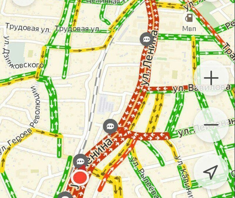 В Воронеже пробка на улице Ленина не рассасывается с утра В Воронеже пробка на улице Ленина не рассасывается с утра