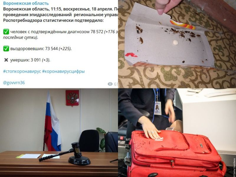 Коронавирус в Воронеже 18 апреля: 3 смерти, тараканье логово в больнице и билеты в Турцию Коронавирус в Воронеже 18 апреля: 3 смерти, тараканье логово в больнице и билеты в Турцию