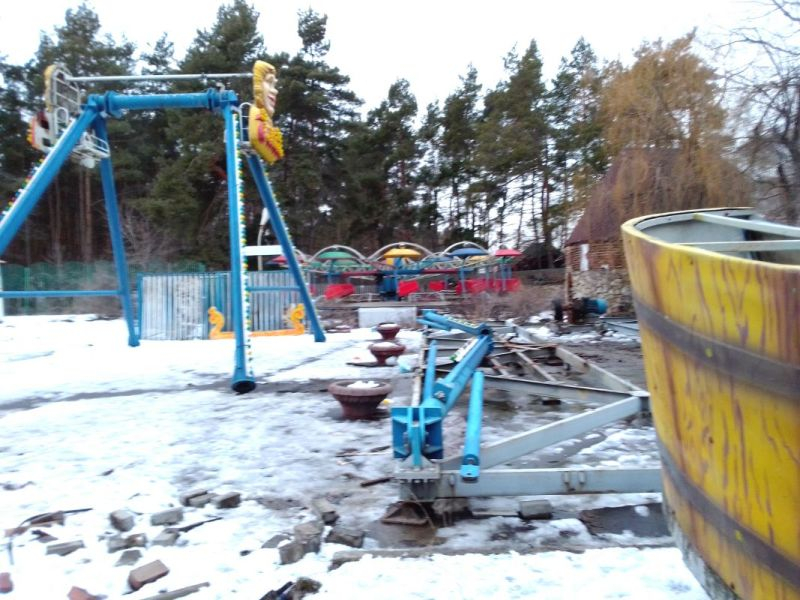 Воронежцы сообщили об уничтожении аттракционов в парке «Танаис» Воронежцы сообщили об уничтожении аттракционов в парке «Танаис»