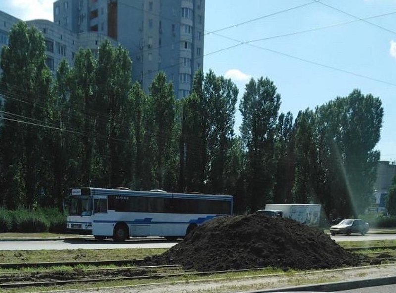 Уборку старых рельсов на Остужева мэрия Воронежа назвала «нецелесообразной» Уборку старых рельсов на Остужева мэрия Воронежа назвала «нецелесообразной»