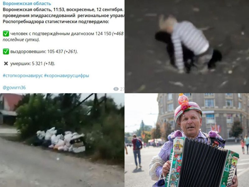Коронавирус в Воронеже 12 сентября: +18 смертей, дети в канализации и ковидный День города Коронавирус в Воронеже 12 сентября: +18 смертей, дети в канализации и ковидный День города