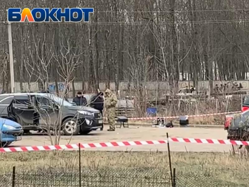 Опубликовано видео с места покушения на чиновника под Воронежем Опубликовано видео с места покушения на чиновника под Воронежем