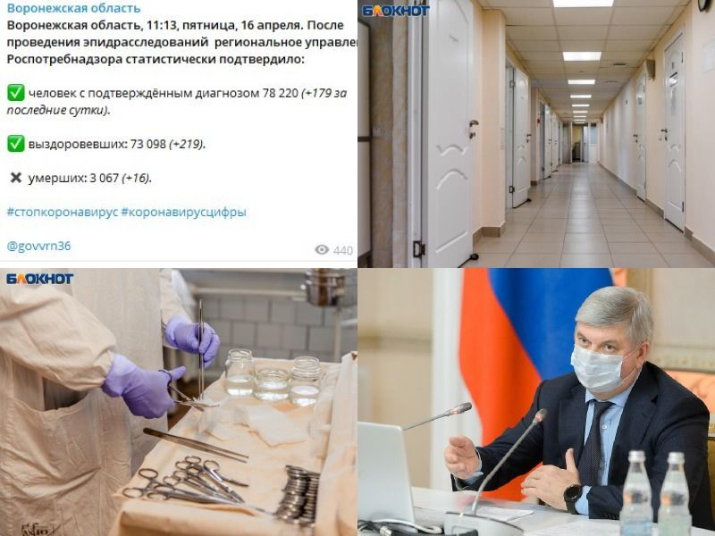 Коронавирус в Воронеже 16 апреля: новые 16 смертей, новый вид вакцины и новый призыв Гусева Коронавирус в Воронеже 16 апреля: новые 16 смертей, новый вид вакцины и новый призыв Гусева