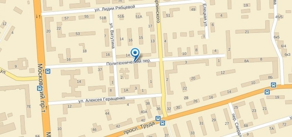 В Воронеже с 15 по 19 апреля перекроют Политехнический переулок