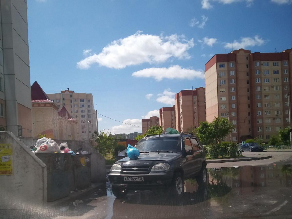 Машмет «наказал» автомобилиста за неудобную парковку в Воронеже