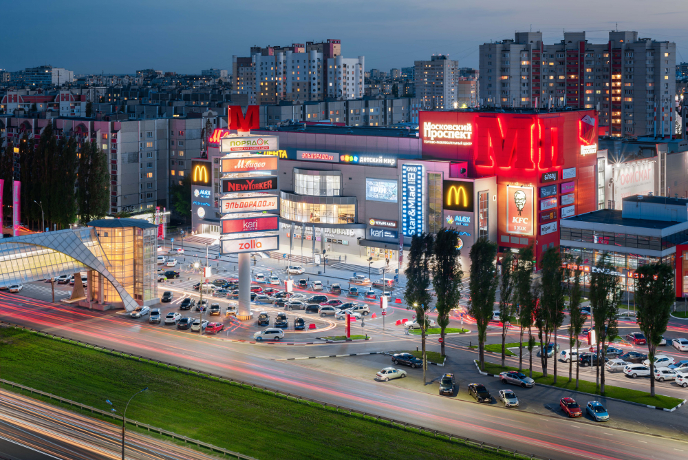 Московский проспект воронеж торговый центр карта