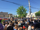 На Параде Победы в Воронеже образовалась сильная давка