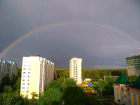 Первую двойную радугу в 2020 году в Воронеже записали на видео