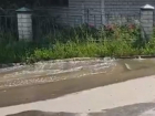 Мощный порыв водопровода произошел в частном секторе Воронежа