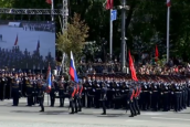 Опубликовано полное видео парада Победы в Воронеже