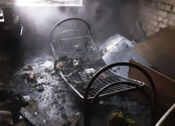 Опубликовано видео последствий пожара в студенческом общежитии в Воронеже
