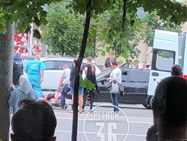 Опубликовано фото сбитого на зебре пешехода в центре Воронежа