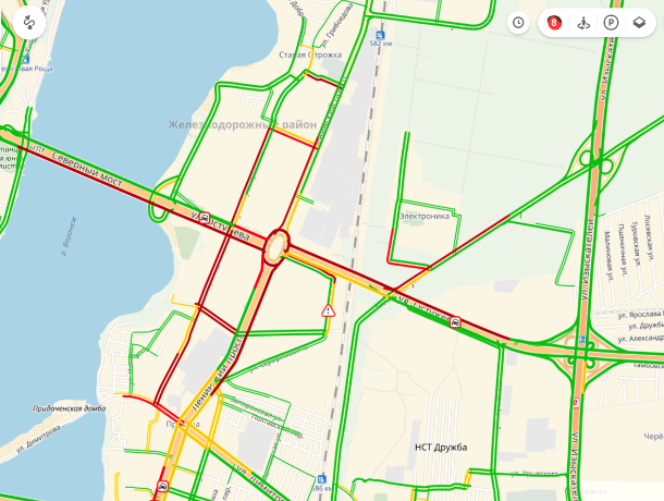 Пробки на левом берегу воронеж. Пробки Воронеж Остужева сейчас. Турбо кольцо на Остужева. Пробки на Остужева. Остужевское кольцо Воронеж карта.