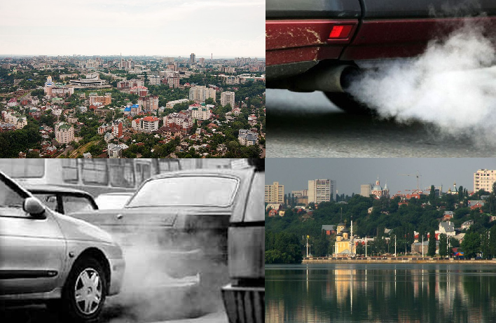 В Воронеже загрязнен воздух из-за погоды и транспорта