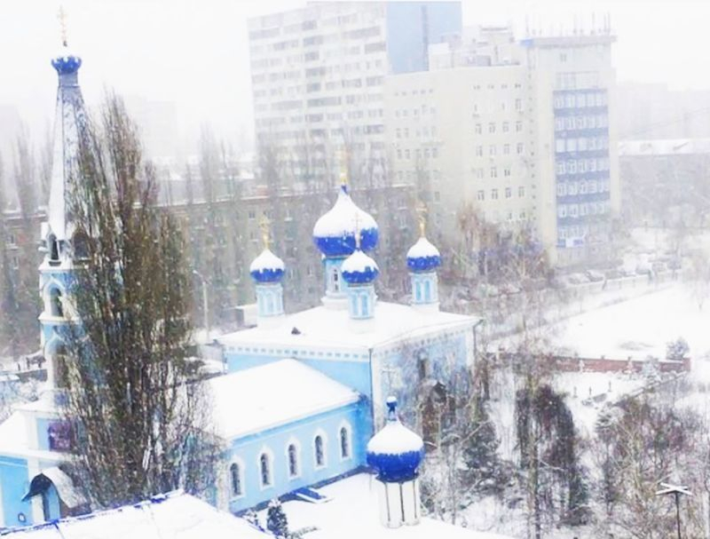 Воронежцы обрадовались снегу, как в первый раз в жизни