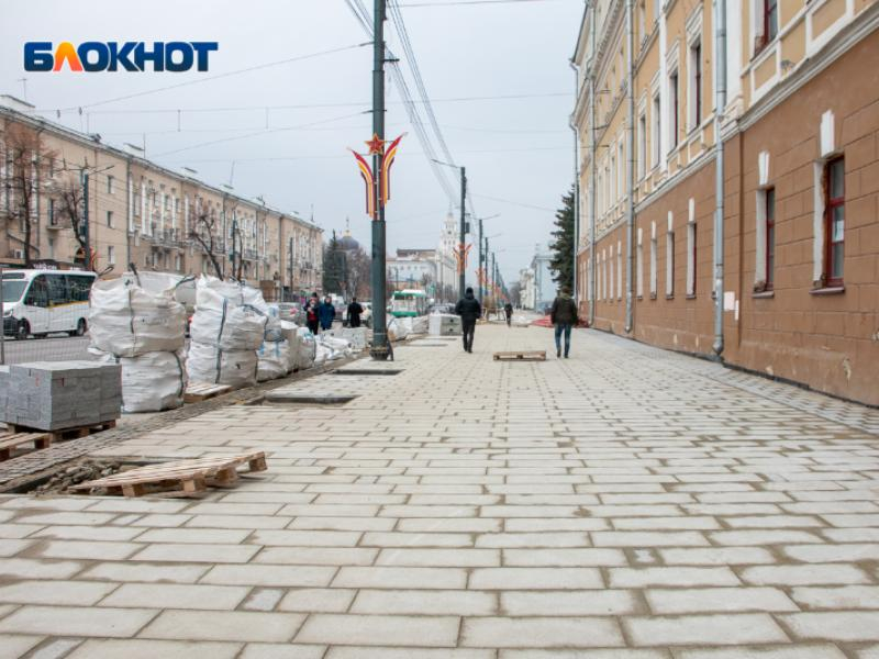 Проход по пешеходной зоне проспекта Революции в Воронеже ограничат на сутки