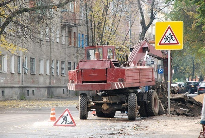 Дорожные работы в Центре Воронежа планируют завершить ко Дню Победы