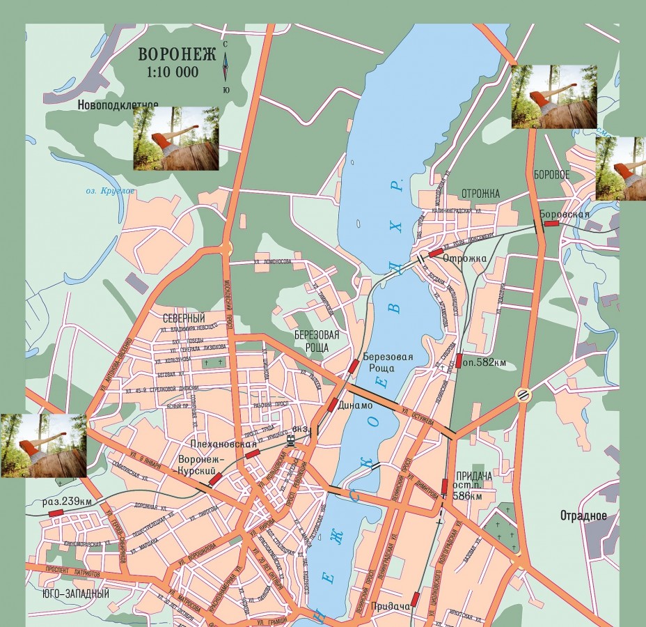 Карта придонской воронеж
